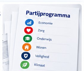 Voorbeeld van een overzichtelijk partijprogramma