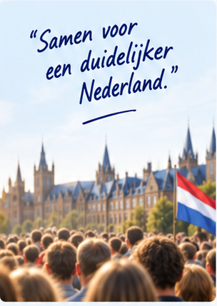 Samen voor een duidelijker Nederland.